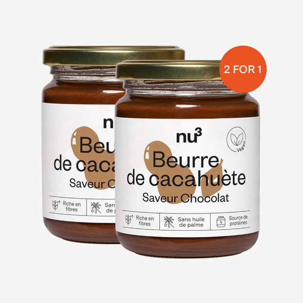 nu3 Beurre de cacahuète, chocolat