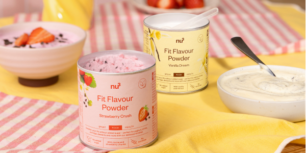 nu3 Flavour Powders Vanille et Fraise